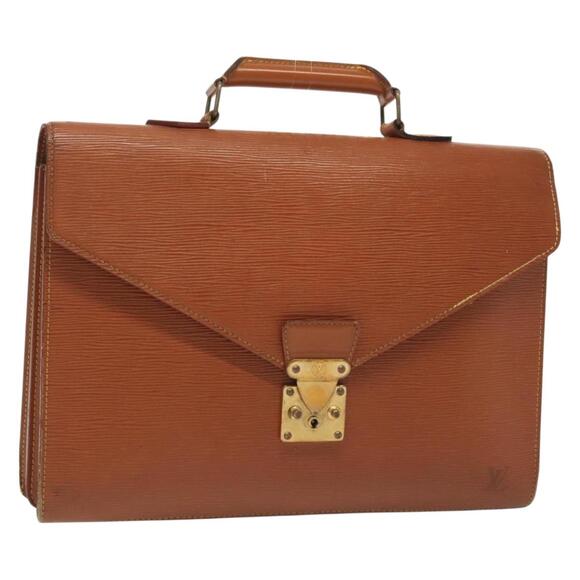 LOUIS VUITTON Epi Serviette Conseiller Briefcase Brown M54423 - Picture 1 of 13
